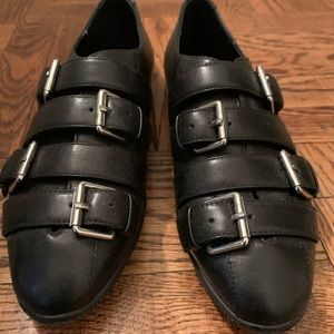 Opening ceremony buckled flats